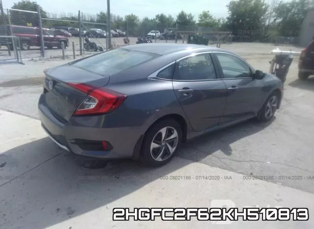 2HGFC2F62KH510813 фото 5