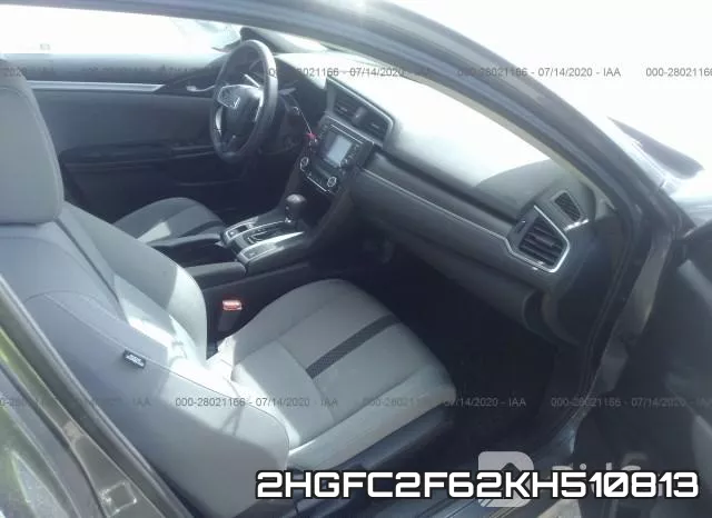 2HGFC2F62KH510813 фото 6