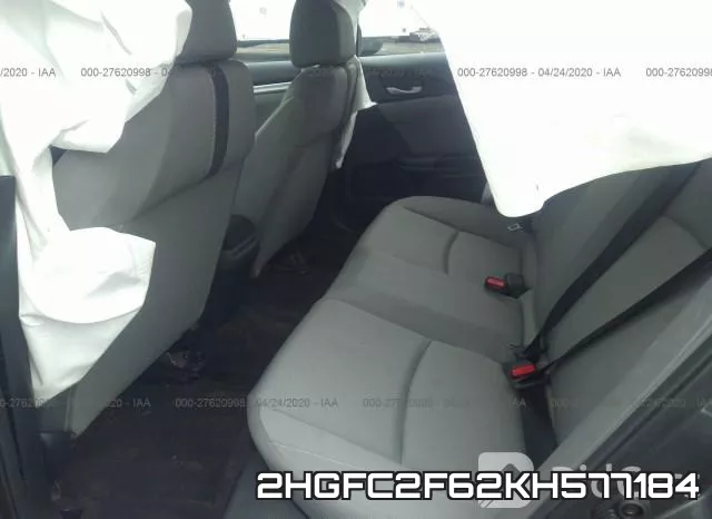 2HGFC2F62KH577184 фото 9