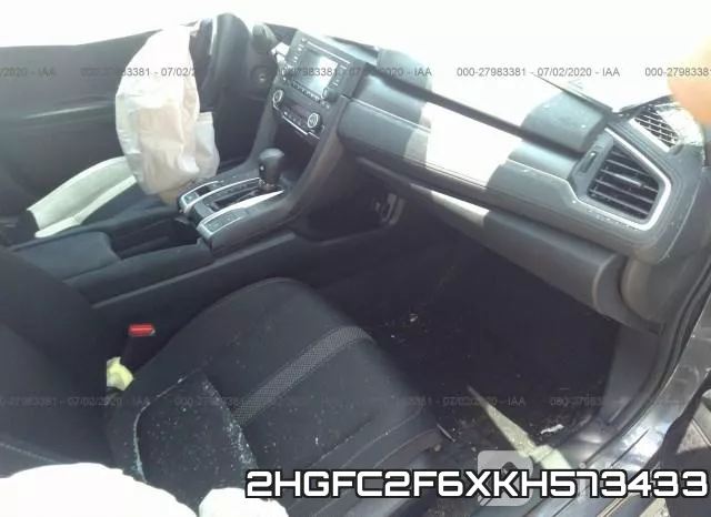 2HGFC2F6XKH573433 фото 6