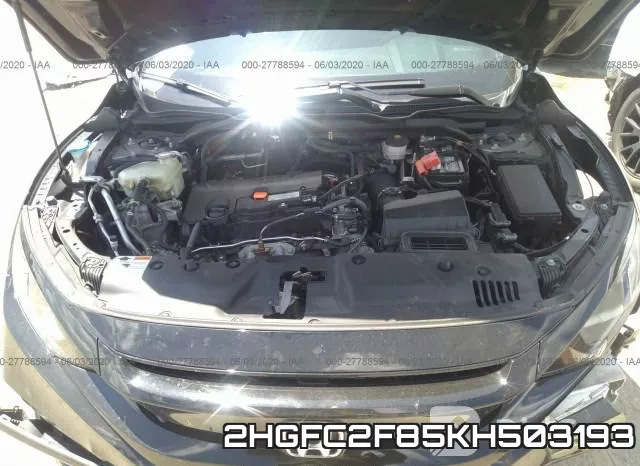 2HGFC2F85KH503193 фото 2