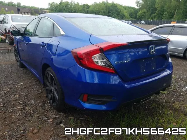 2HGFC2F87KH566425 фото 4