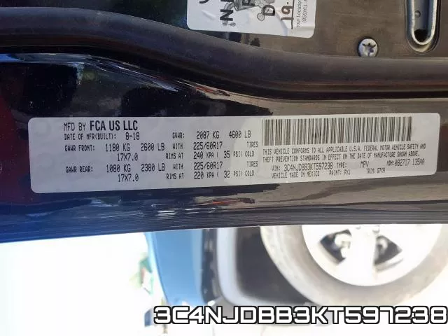 3C4NJDBB3KT597238 фото 2