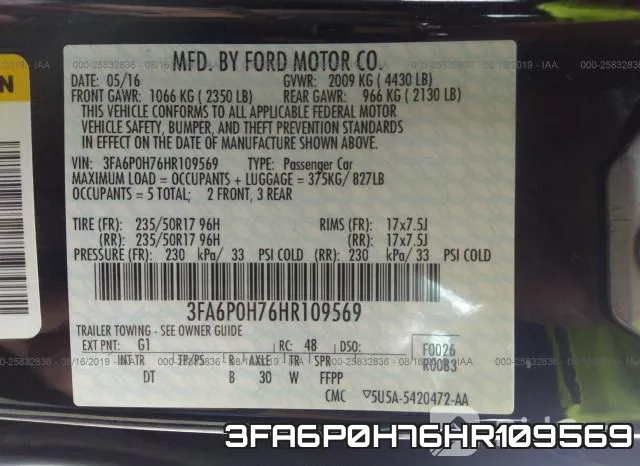 3FA6P0H76HR109569 фото 10