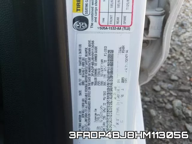 3FADP4BJ8HM113056 фото 2