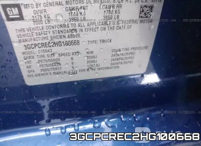 3GCPCREC2HG100668 фото 9