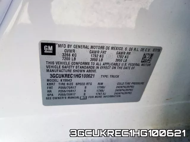 3GCUKREC1HG100621 фото 2