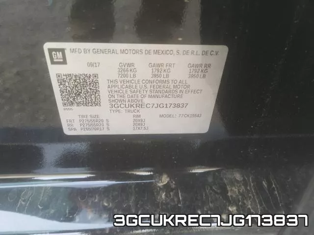 3GCUKREC7JG173837 фото 2