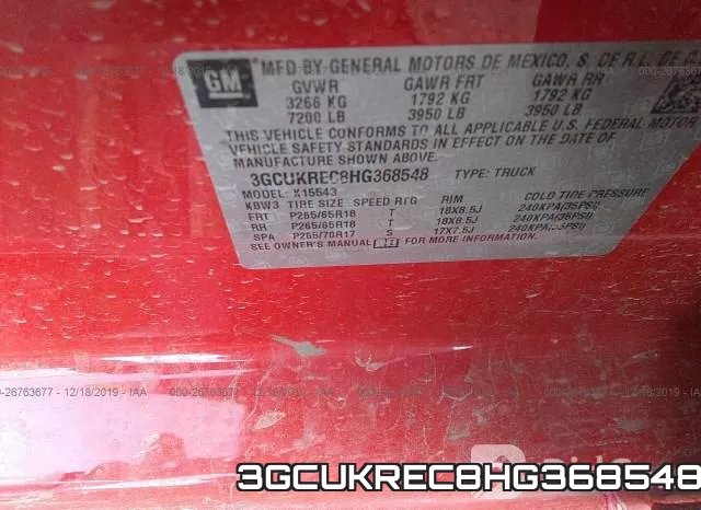 3GCUKREC8HG368548 фото 10