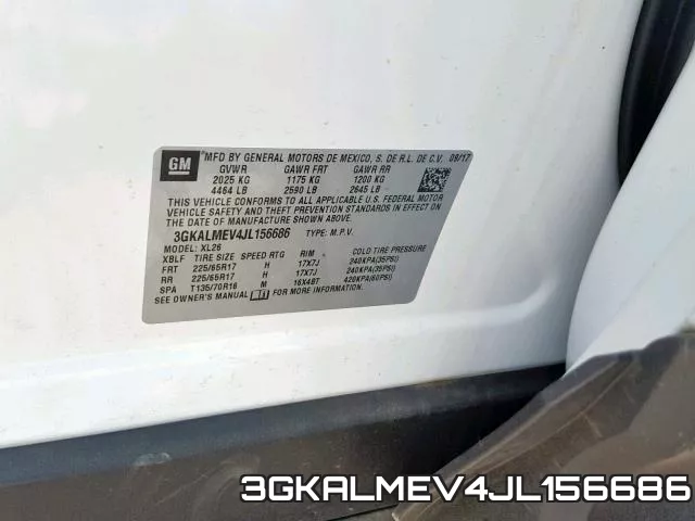 3GKALMEV4JL156686 фото 2