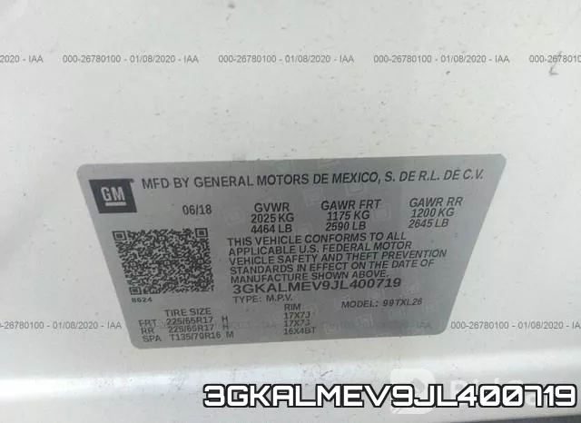 3GKALMEV9JL400719 фото 10