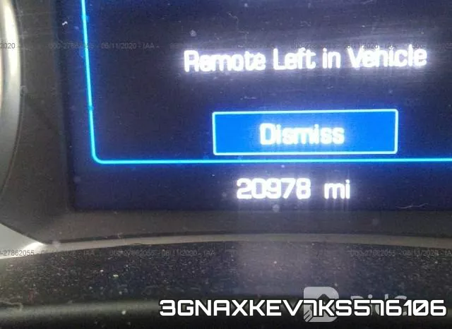 3GNAXKEV7KS576106 фото 8