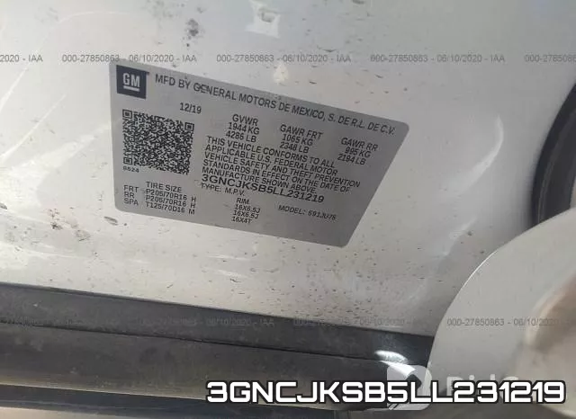 3GNCJKSB5LL231219 фото 10