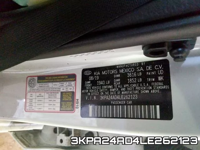 3KPA24AD4LE262123 фото 2