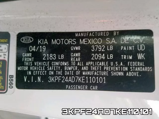 3KPF24AD7KE110101 фото 2