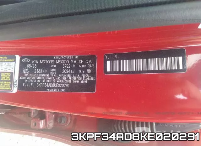 3KPF34AD8KE020291 фото 10