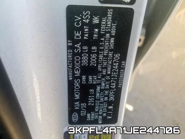 3KPFL4A71JE244706 фото 2