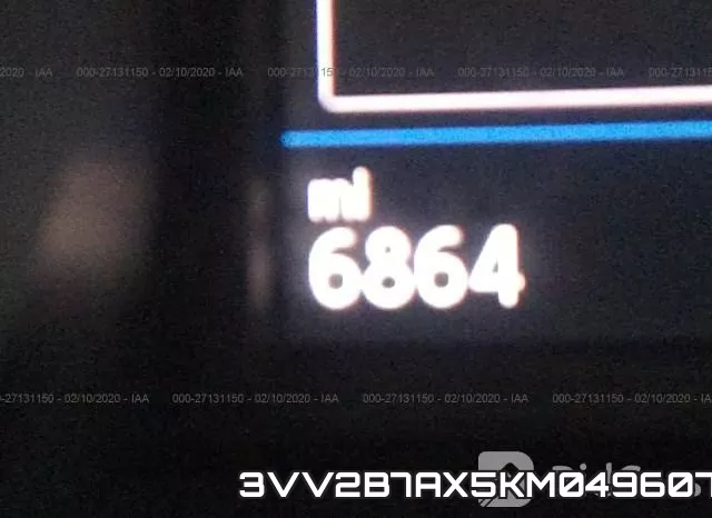 3VV2B7AX5KM049607 фото 8