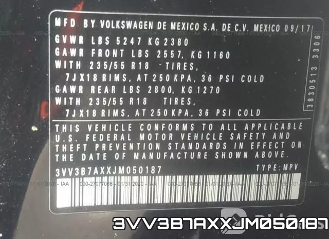 3VV3B7AXXJM050187 фото 10