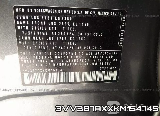 3VV3B7AXXKM154745 фото 10