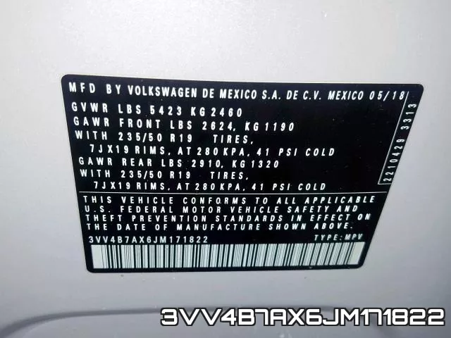 3VV4B7AX6JM171822 фото 2