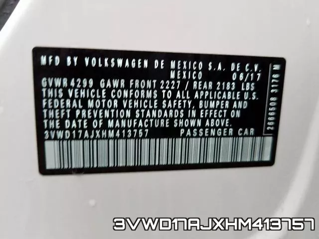 3VWD17AJXHM413757 фото 2