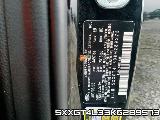 5XXGT4L33KG289573 фото 2