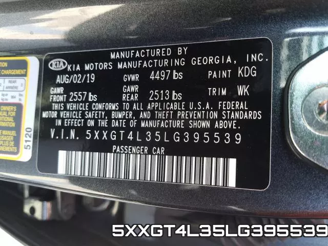 5XXGT4L35LG395539 фото 2