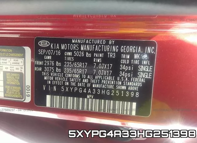 5XYPG4A33HG251398 фото 9