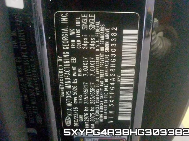 5XYPG4A38HG303382 фото 2