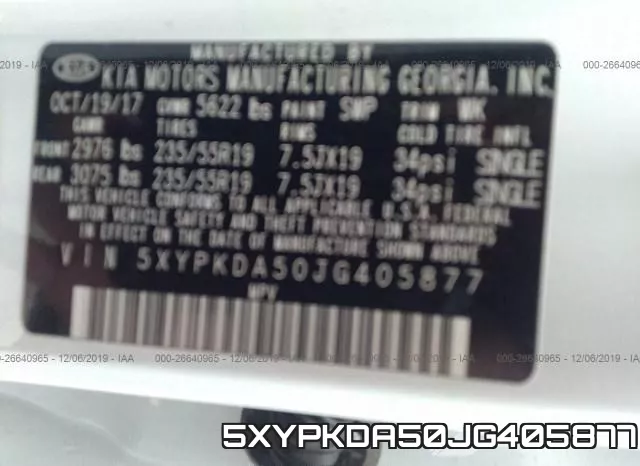 5XYPKDA50JG405877 фото 10