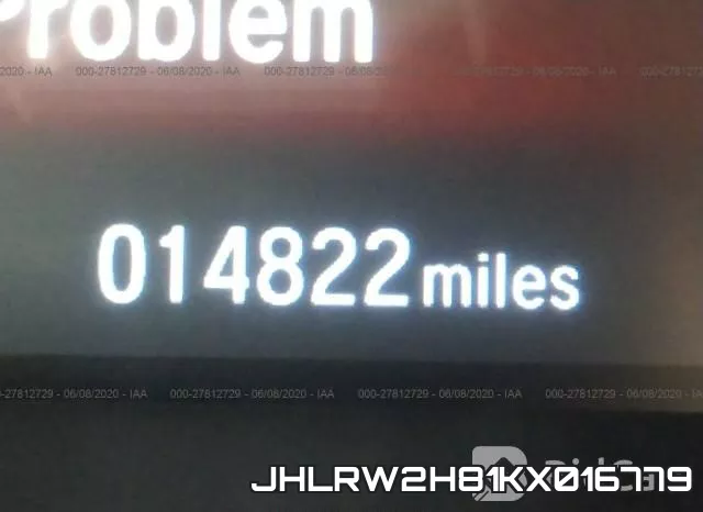 JHLRW2H81KX016779 фото 8