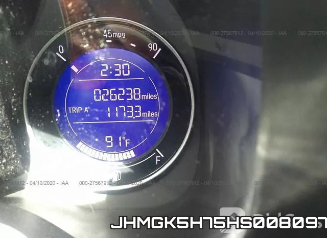 JHMGK5H75HS008097 фото 8