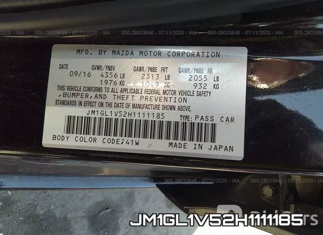 JM1GL1V52H1111185 фото 10