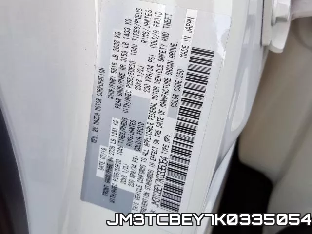 JM3TCBEY7K0335054 фото 2