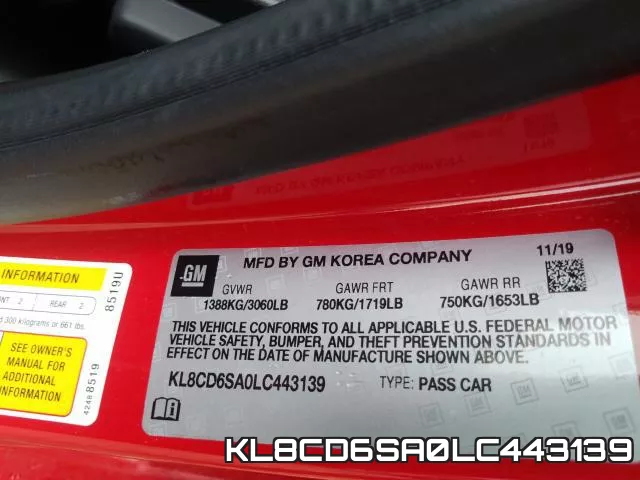 KL8CD6SA0LC443139 фото 2