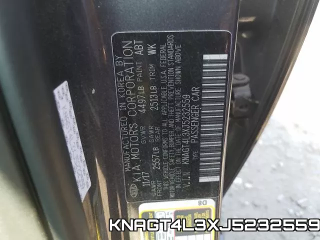 KNAGT4L3XJ5232559 фото 2