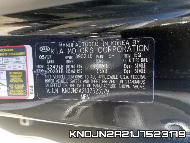 KNDJN2A21J7523179 фото 2