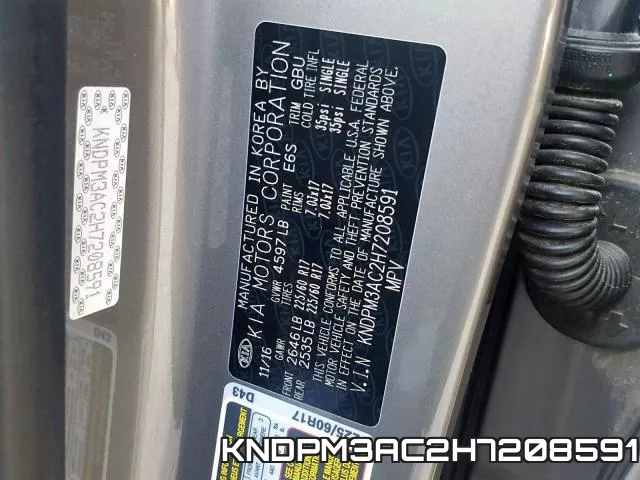 KNDPM3AC2H7208591 фото 2