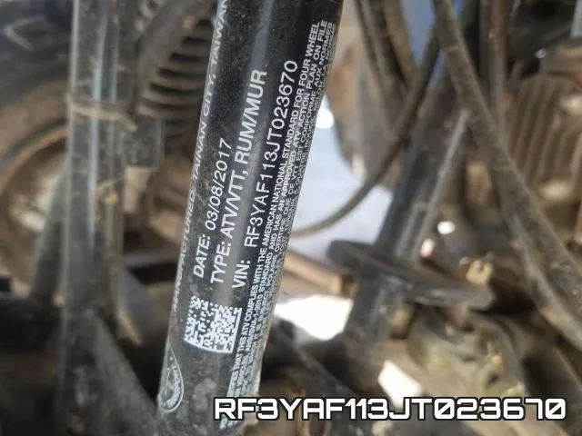 RF3YAF113JT023670 фото 2