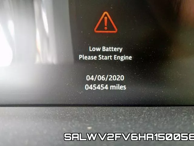 SALWV2FV6HA150056 фото 9