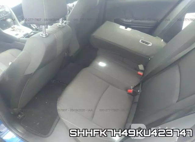 SHHFK7H49KU423747 фото 9