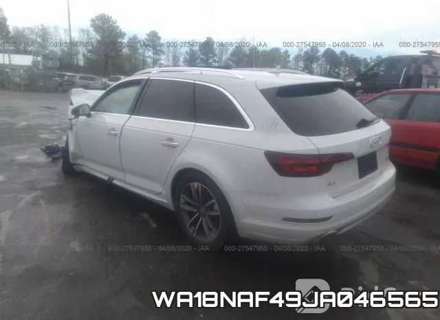 WA18NAF49JA046565 фото 4