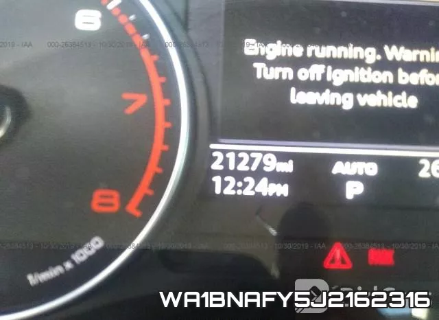 WA1BNAFY5J2162316 фото 8
