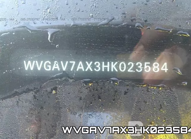 WVGAV7AX3HK023584 фото 9