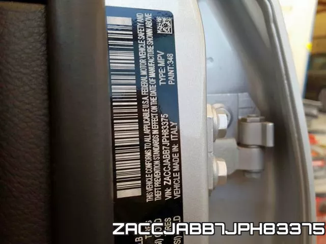 ZACCJABB7JPH83375 фото 2