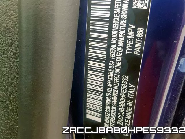 ZACCJBAB0HPE59332 фото 2