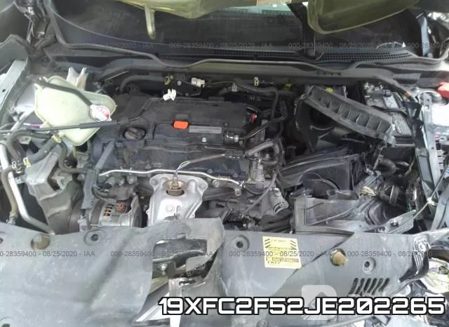 19XFC2F52JE202265 фото 2