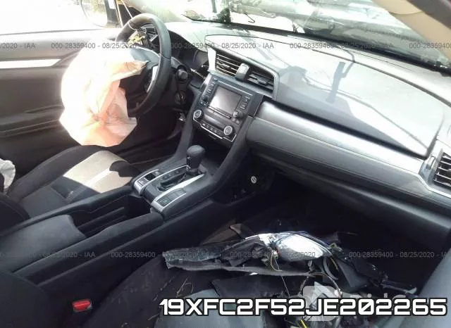 19XFC2F52JE202265 фото 6