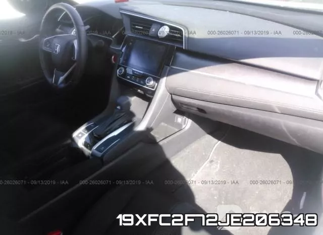 19XFC2F72JE206348 фото 6